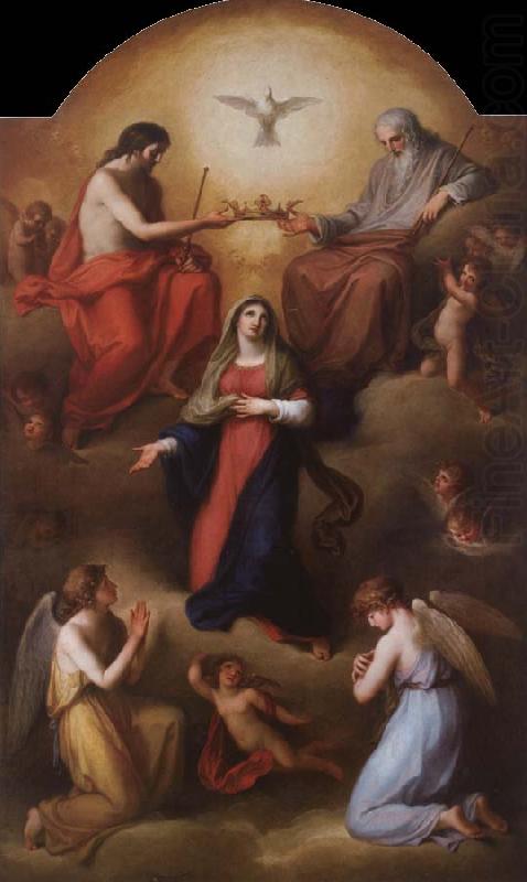 Angelika Kauffmann Die Kronung Mariens durch die Heiligste Dreifaltigkeit china oil painting image